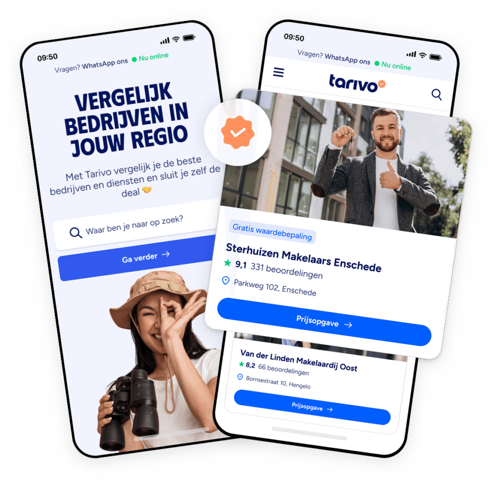 Vind bedrijven op Tarivo